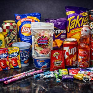 snacks and chocolates